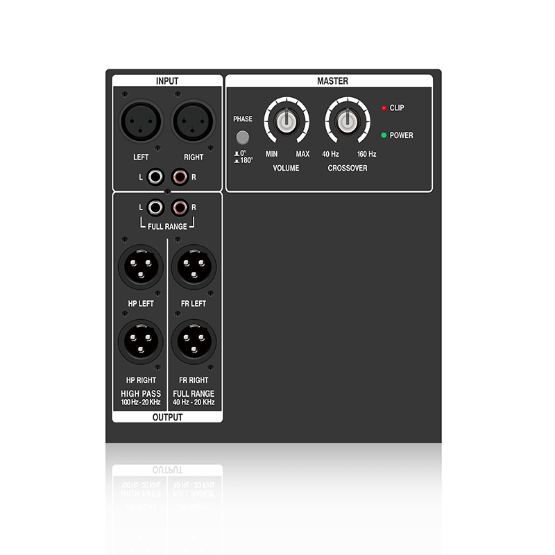 PL28SUB: Full range output or High Pass output PA Subwoofer Functional Module