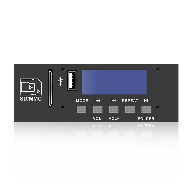 LCD6220: Quinque Button SD/USB Connector LCD Screen MP3 Player with Bluetooth, TWS