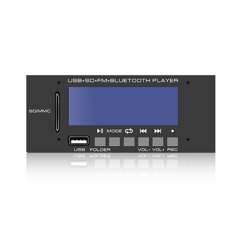 LCD6228: Six Button SD/USB Connector LCD Screen MP3 Player with Bluetooth, TWS