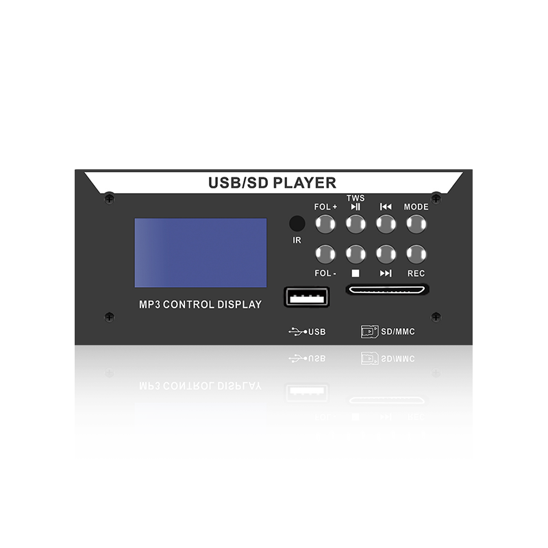 LCD8226: octo Button IR Longinquus SD/USB Connector LCD Screen MP3 Player with Bluetooth, TWS