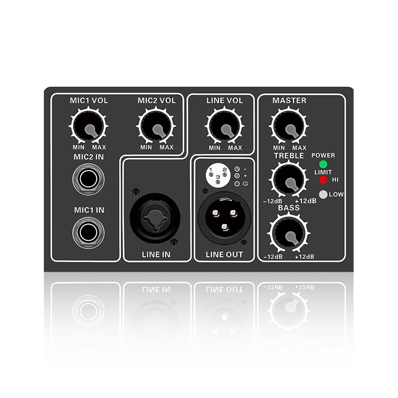 PL62: Hi et Low Limit 2 Channel Mic Input Electrical Frequency Division Functional Module