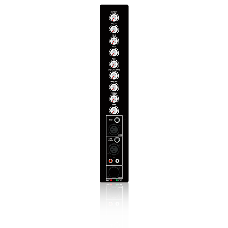 PL69S: Mic Repeat, Mora et Echo Control Vertical Analog Functinal Module