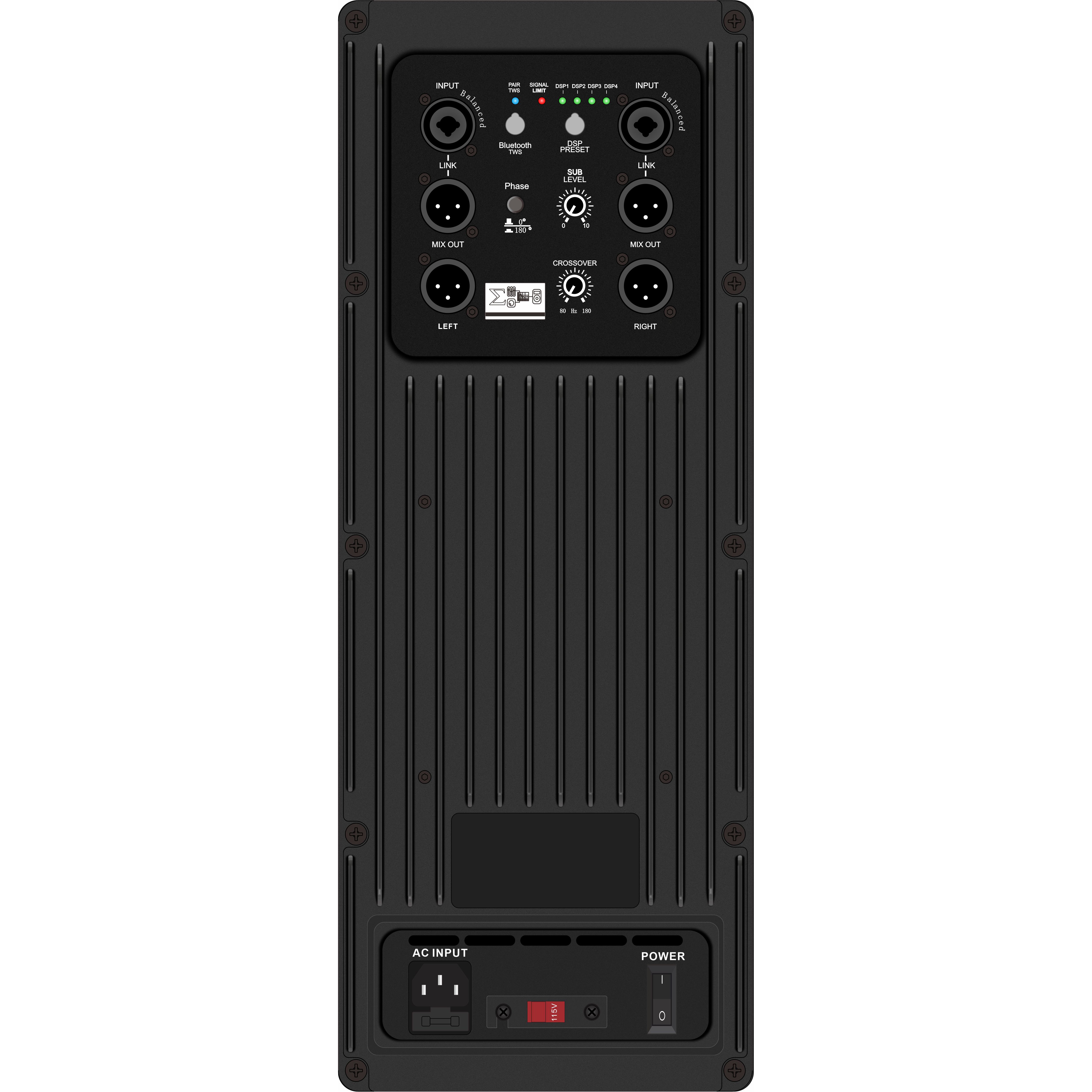 DSP1804SUB Subwoofer DSP Amplifier