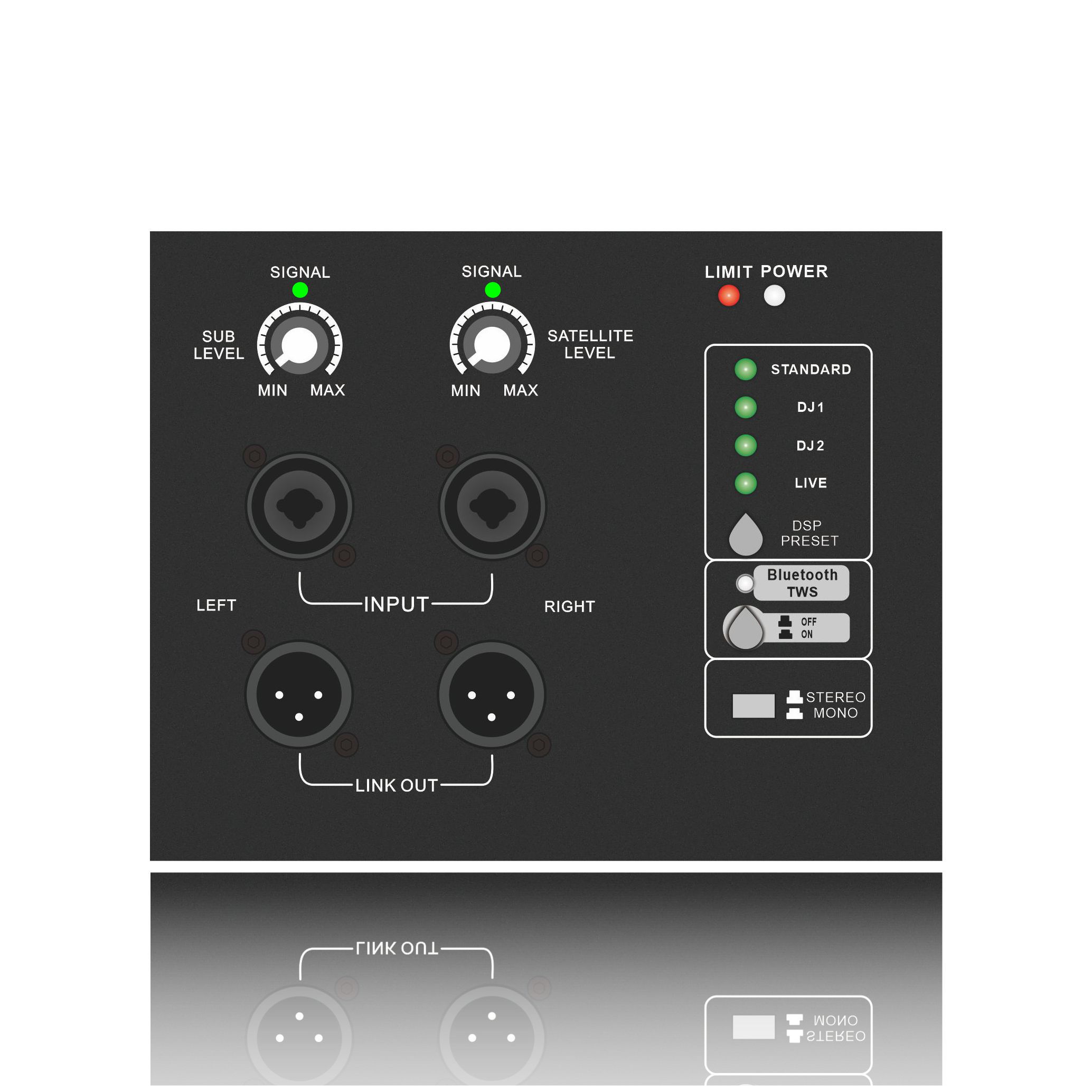 DSP1903SUB Series Subwoofer 1.1 / 2.1 / 2.2 Ratio Channel