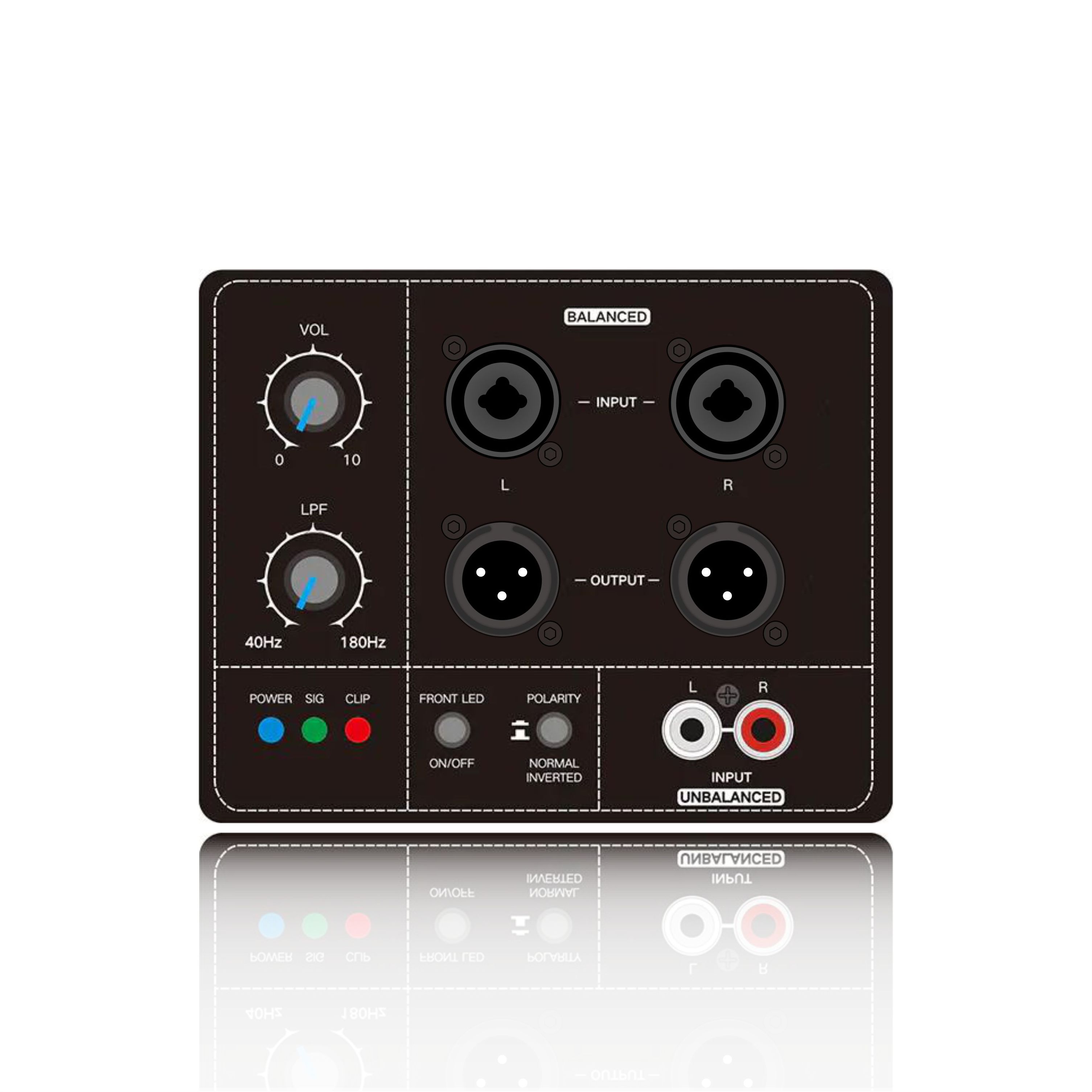 PL78SUB: Stereo Libratum et libratum Input Subwoofer muneris amet