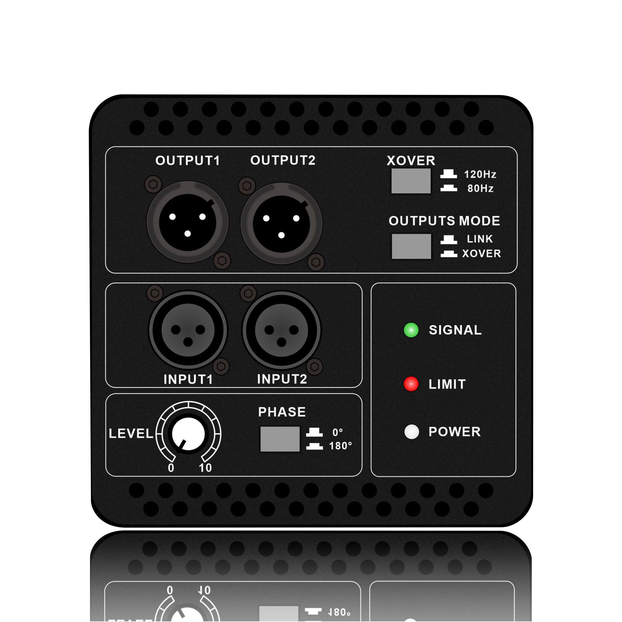 S15SUB: Duo Channel in et Switchable output modorum Subwoofer muneris amet