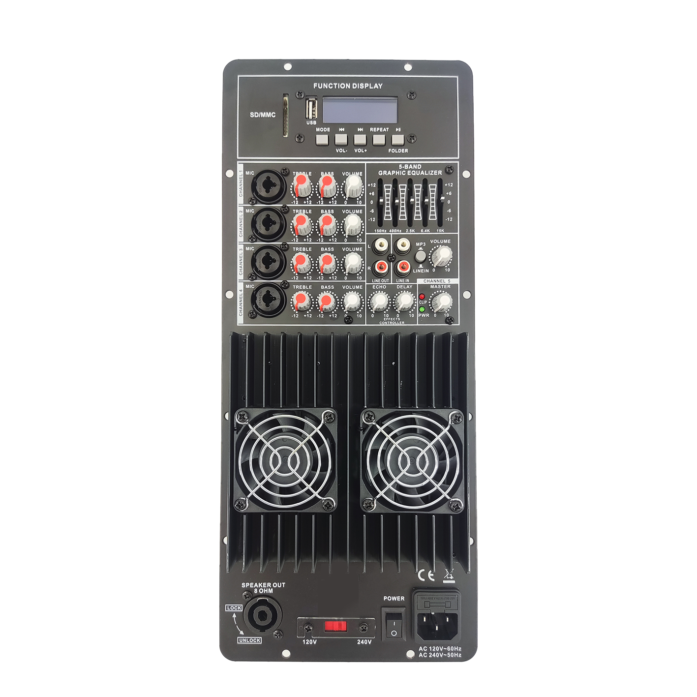 Classis AB Multi-fluvium aequante PA Orator Amplifier PL83