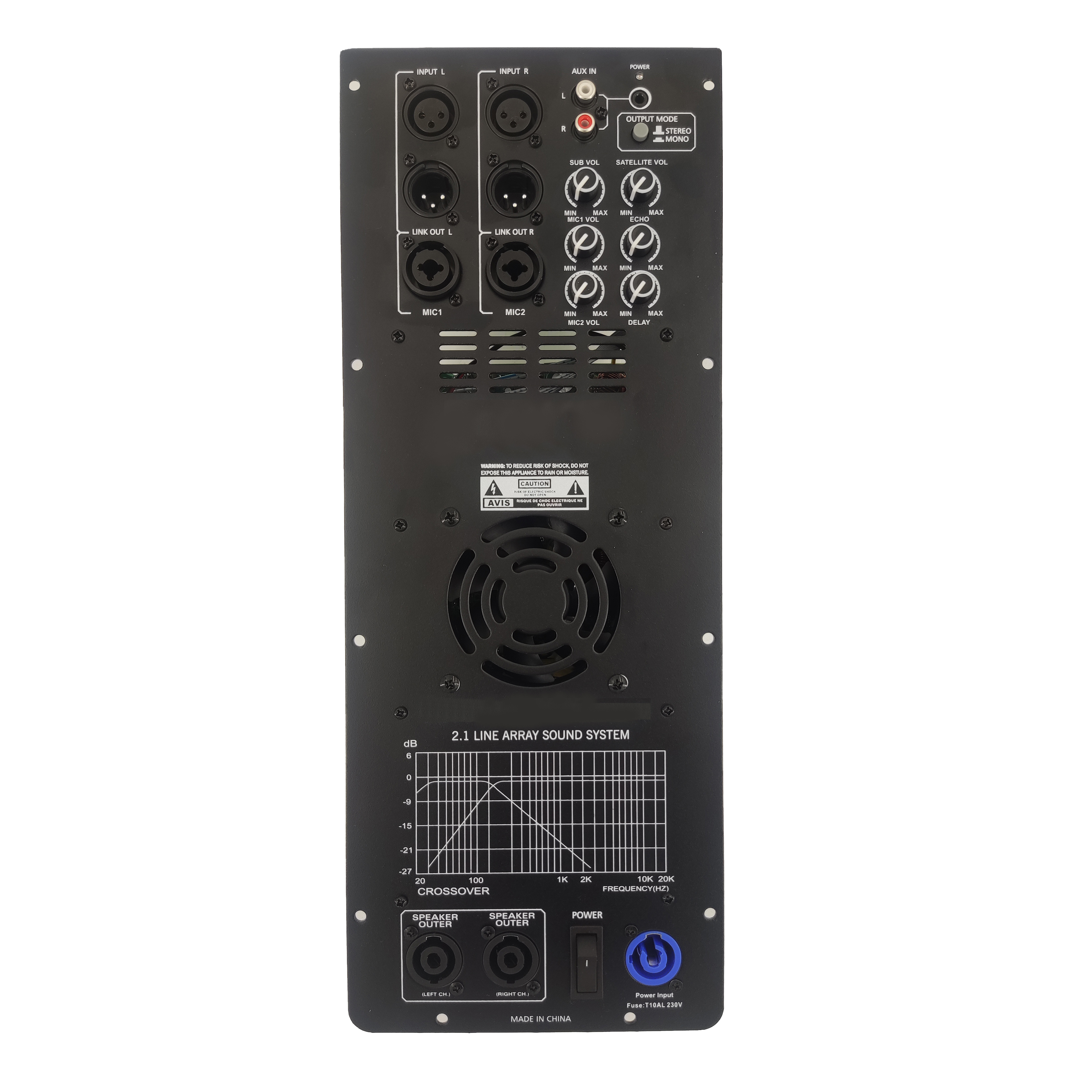 DSP1908-2.1 Pro Active Line Forum Power Amplifier